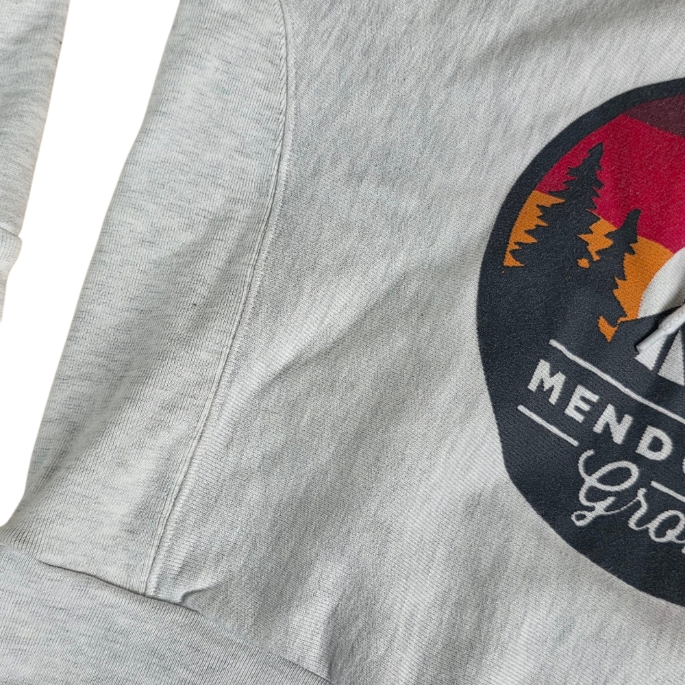 Champion Cream Mendocino Grove Graphic Pullover Hoodie Size XS - Picture 3 of 7